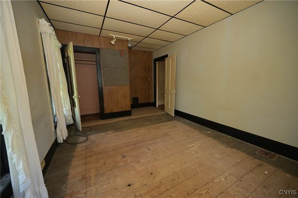 Empty room, Interior, Wood Texture Flooring, Wooden Walls