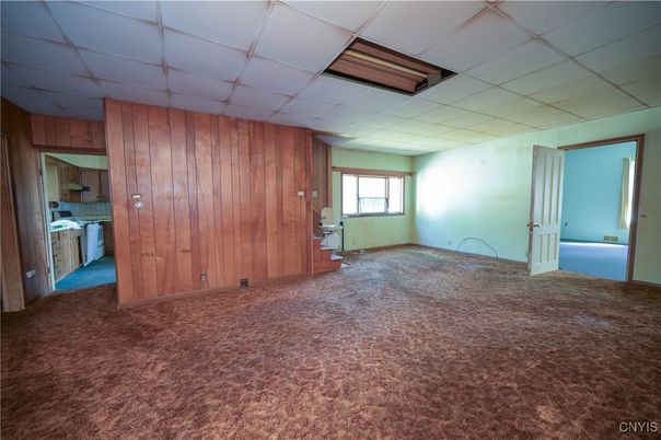 Empty room, Interior, Wooden Walls