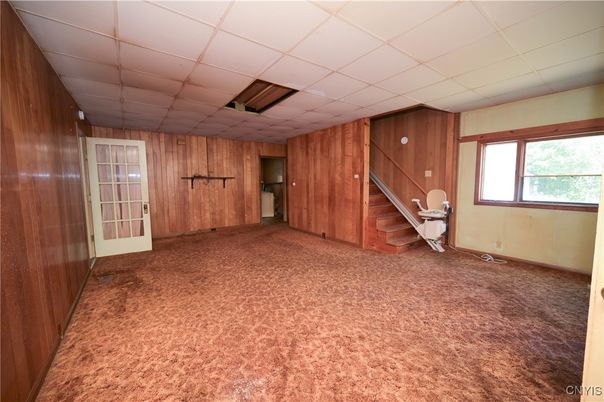 Empty room, Interior, Wooden Walls