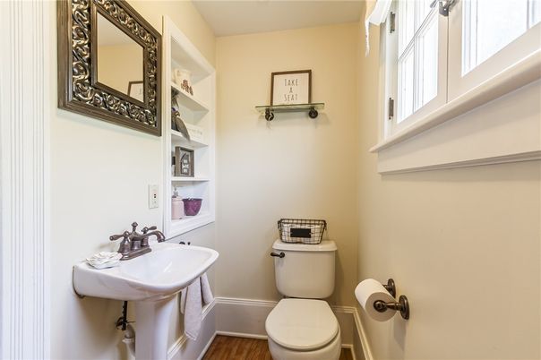 Bathroom, Interior, Wood Texture Flooring