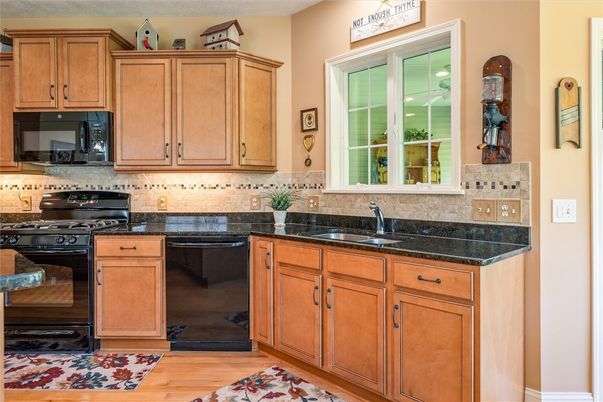 Interior, Kitchen, Wood Texture Flooring