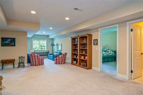 Interior, Living room, Recessed Lighting