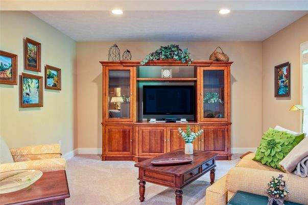 Interior, Living room, Recessed Lighting