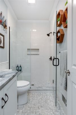 Bathroom, Glass Shower, Interior