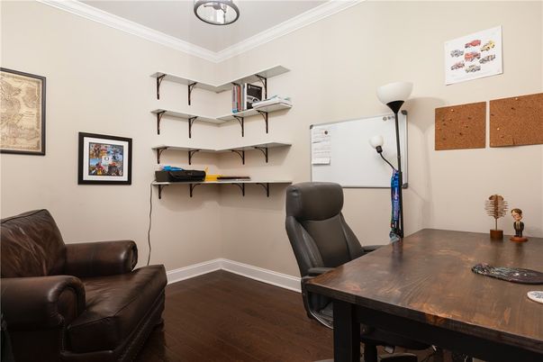 Home Office, Interior, Wood Texture Flooring