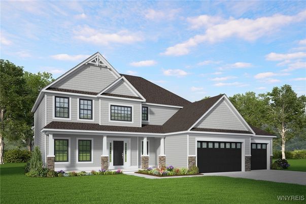 Attached, Exterior, Facade, Farmhouse
