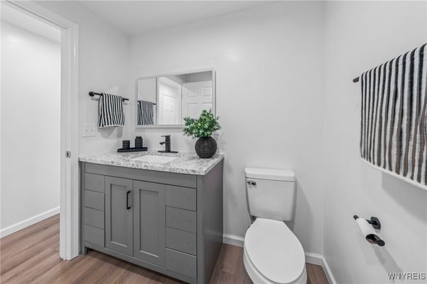 Bathroom, Interior, Wood Texture Flooring