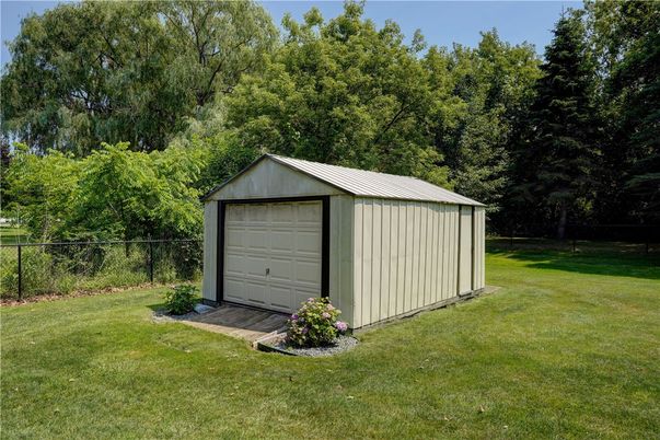 Backyard, Detached Garage, Exterior