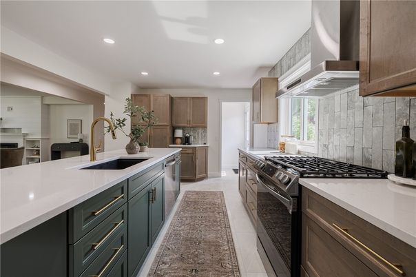 Interior, Kitchen, Recessed Lighting, Stainless Steel Appliances