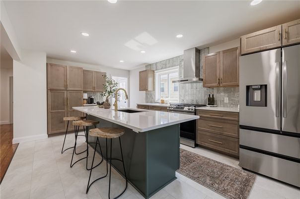 Interior, Kitchen, Recessed Lighting, Stainless Steel Appliances