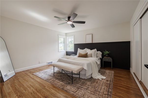 Bedroom, Interior, Wood Texture Flooring