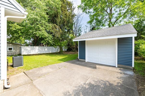 Backyard, Detached Garage, Exterior