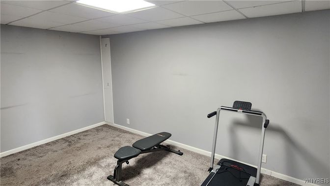 Fitness Equipment, Interior, Recessed Lighting