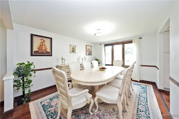 Dining room, Interior, Wood Texture Flooring
