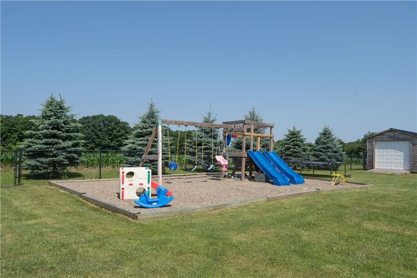 Backyard, Detached Garage, Exterior, Playground