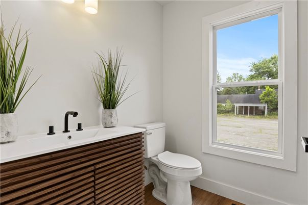 Bathroom, Interior, Wood Texture Flooring