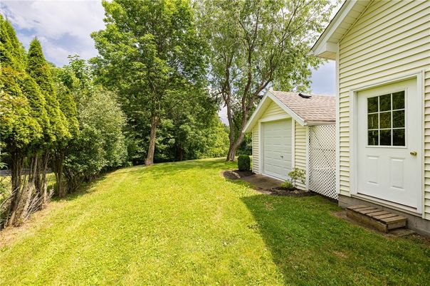 Backyard, Detached Garage, Exterior