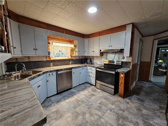Interior, Kitchen, Recessed Lighting, Stainless Steel Appliances