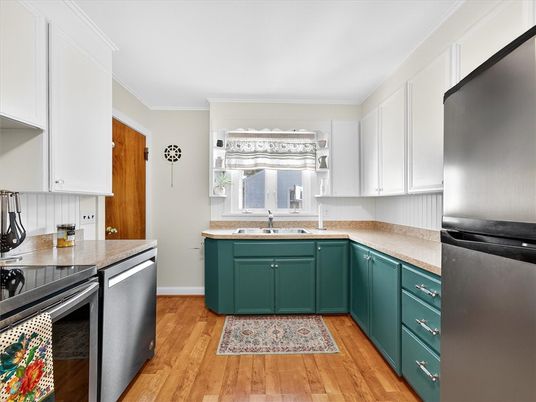 Interior, Kitchen, Wood Texture Flooring