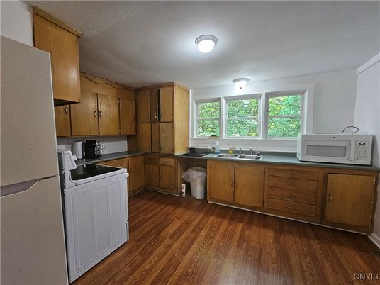 Interior, Kitchen, Wood Texture Flooring