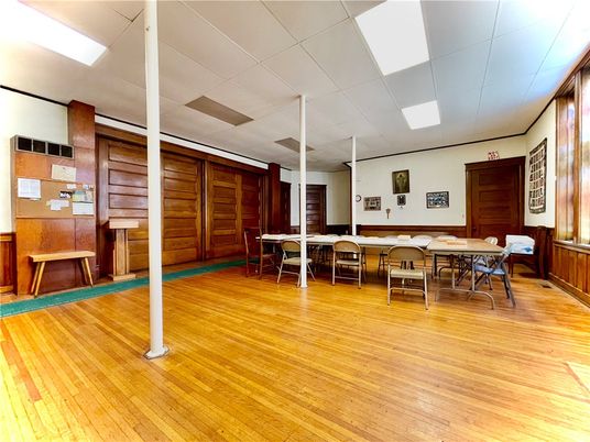 Dining room, Interior, Wood Texture Flooring, Wooden Walls