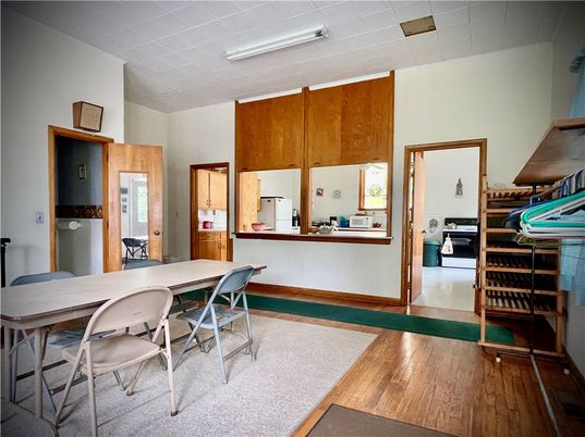Dining room, Interior, Wood Texture Flooring