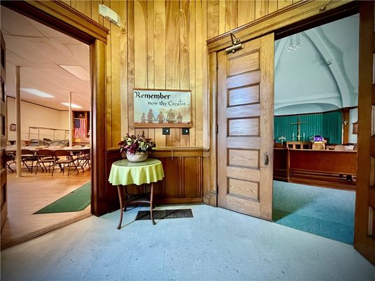 Dining room, Interior, Recessed Lighting, Wooden Walls