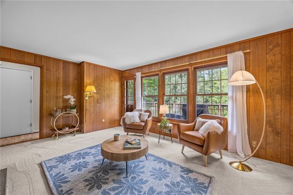 Interior, Living room, Wooden Walls