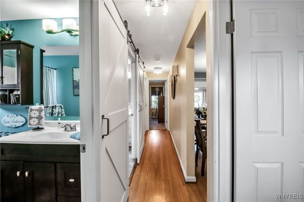 Bathroom, Interior, Wood Texture Flooring