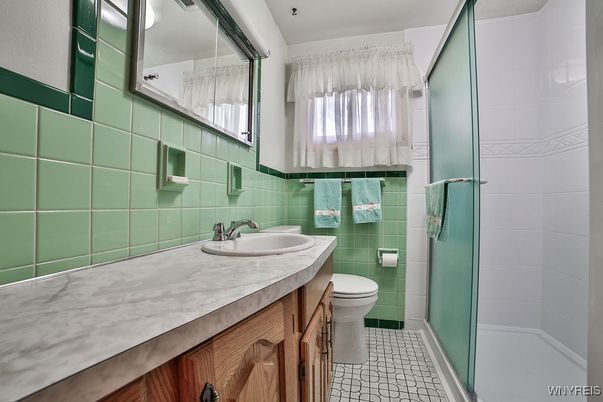 Bathroom, Glass Shower, Interior