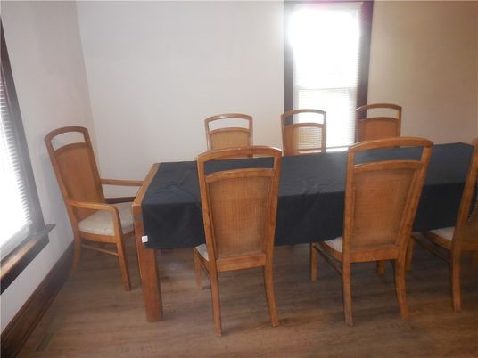 Dining room, Interior, Wood Texture Flooring