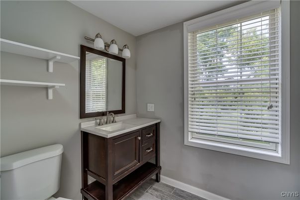Bathroom, Interior, Wood Texture Flooring