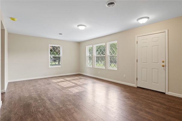 Empty room, Interior, Wood Texture Flooring