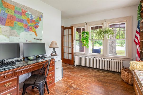 Home Office, Interior, Wood Texture Flooring