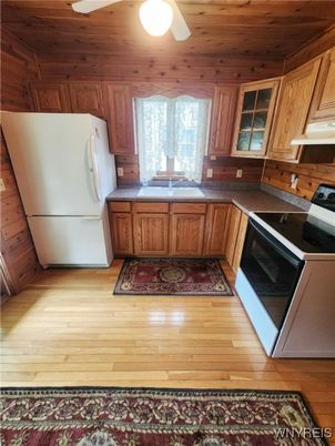 Interior, Kitchen, Wooden Ceilings, Wood Texture Flooring, Wooden Walls