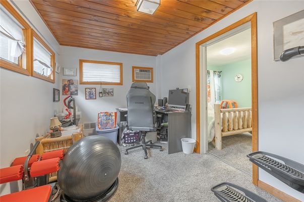 Home Office, Interior, Wooden Ceilings