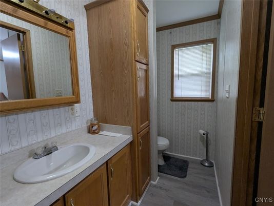 Bathroom, Dual Sink Vanities, Interior, Wood Texture Flooring