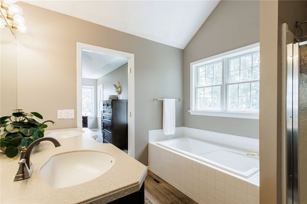 Bathroom, Interior, Wood Texture Flooring