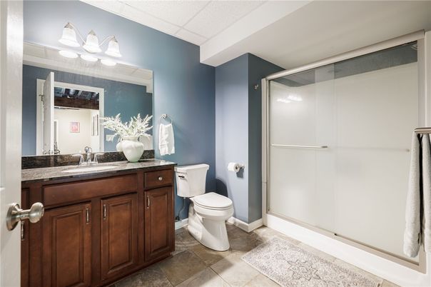 Bathroom, Glass Shower, Interior