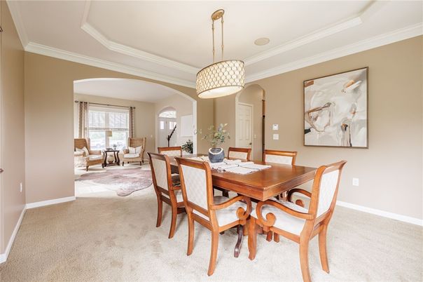 Dining room, Interior, Pendant Lights