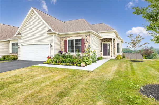 Attached, Backyard, Exterior, Facade, Brick Facade, Cape Cod
