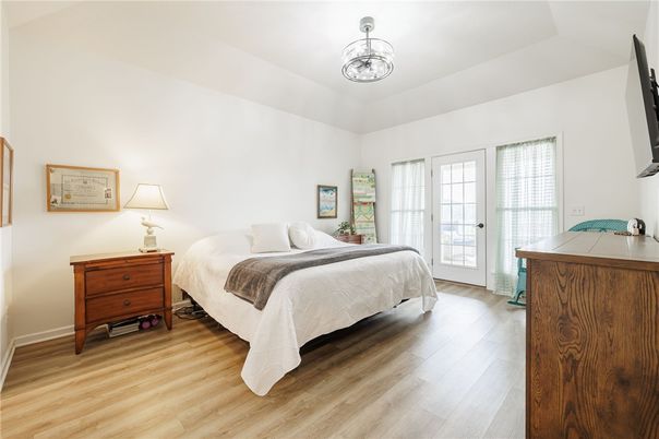Bedroom, Interior, Wood Texture Flooring