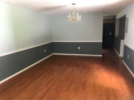 Chandelier, Empty room, Interior, Wood Texture Flooring