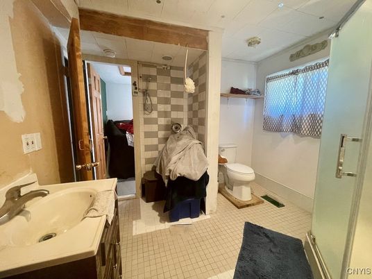 Bathroom, Glass Shower, Interior