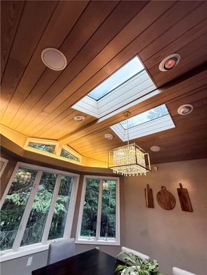 Interior, Recessed Lighting, Wooden Ceilings