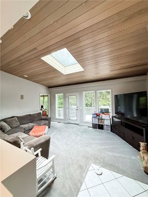Interior, Living room, Wooden Ceilings