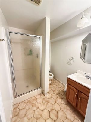 Bathroom, Glass Shower, Interior