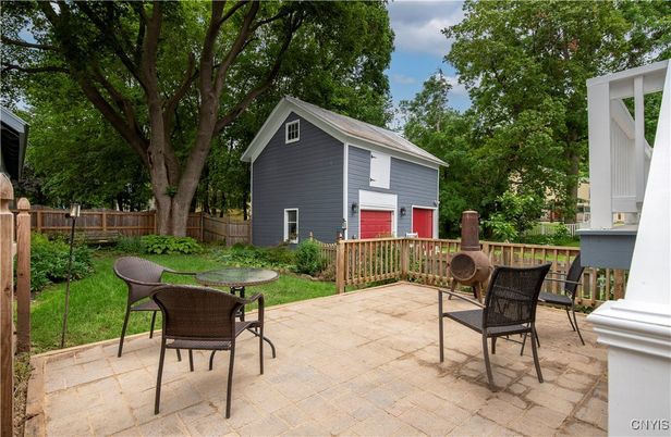 Backyard, Detached Garage, Exterior