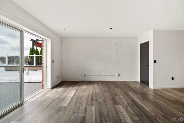Empty room, Interior, Wood Texture Flooring