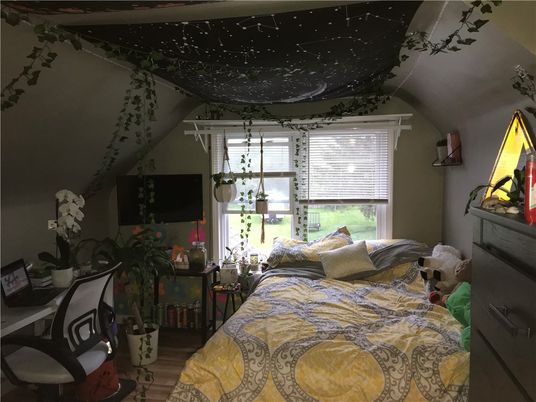 Bedroom, Interior, Wood Texture Flooring